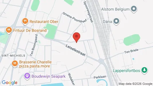 Apartments for rent i Brugge - kort over placeringen