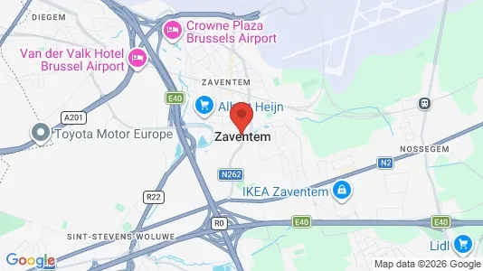 Houses for rent i Zaventem - kort over placeringen