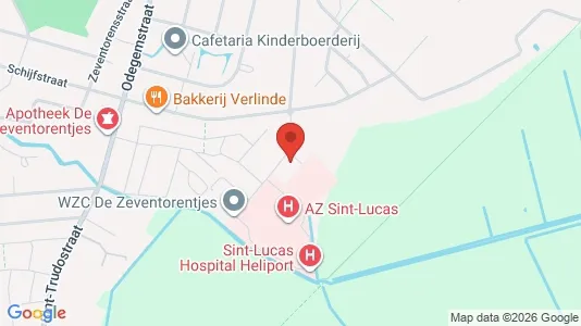 Apartments for rent i Brugge - kort over placeringen