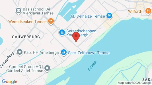 Apartments for rent i Temse - kort over placeringen