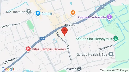 Apartments for rent i Beveren - kort over placeringen