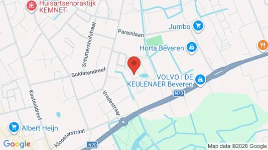 Apartments for rent i Beveren - kort over placeringen