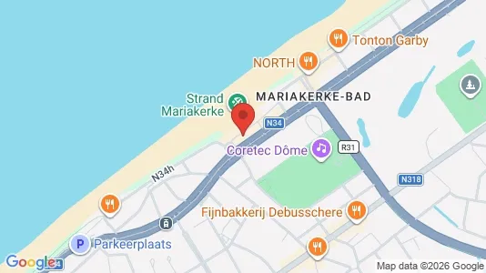 Apartments for rent i Oostende - kort over placeringen