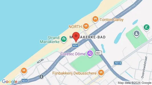 Apartments for rent i Oostende - kort over placeringen