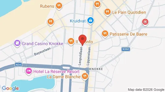 Apartments for rent i Knokke-Heist - kort over placeringen
