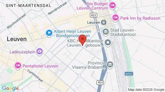 Apartments for rent i Leuven - kort over placeringen