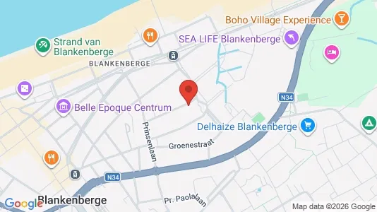 Apartments for rent i Blankenberge - kort over placeringen