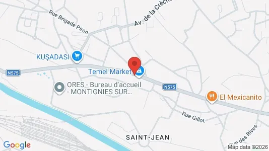 Apartments for rent i Charleroi - kort over placeringen