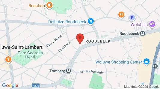 Apartments for rent i Brussels Sint-Lambrechts-Woluwe - kort over placeringen