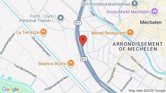 Apartments for rent i Mechelen - kort over placeringen