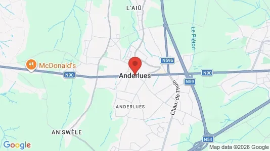 Apartments for rent in Anderlues - Photo from Google Street View