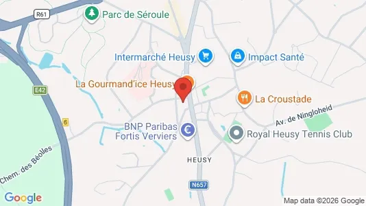 Apartments for rent i Verviers - kort over placeringen