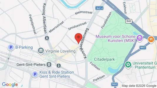 Apartments for rent i Stad Gent - kort over placeringen