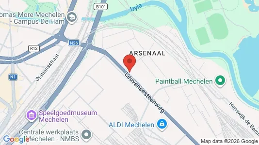 Apartments for rent i Mechelen - kort over placeringen
