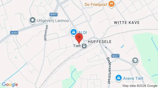 Apartments for rent i Tielt - kort over placeringen