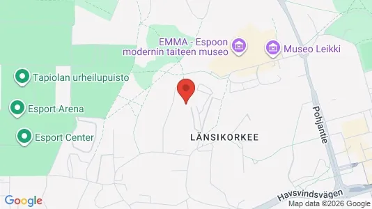 Apartments for rent i Espoo - kort over placeringen