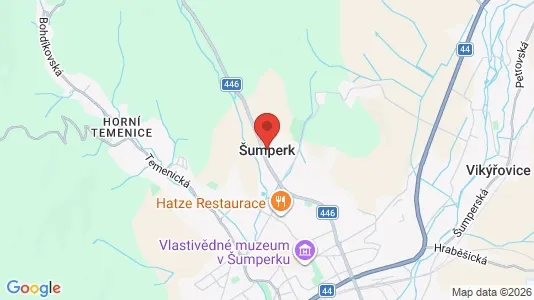 Apartments for rent in Šumperk - Photo from Google Street View