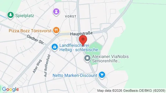 Apartments for rent i Viersen - kort over placeringen
