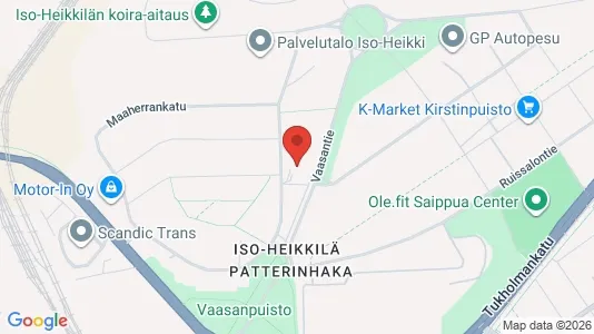 Apartments for rent i Turku - kort over placeringen