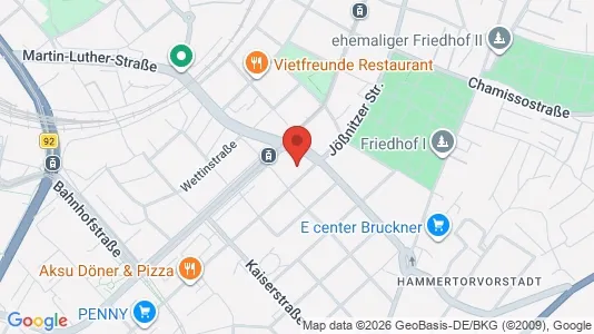 Apartments for rent i Vogtlandkreis - kort over placeringen