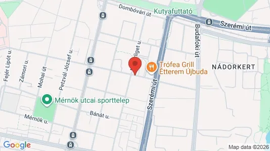 Apartments for rent i Budapest Újbuda - kort over placeringen