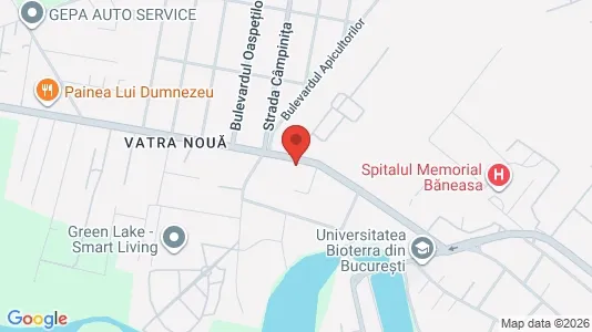 Apartments for rent i Bucharest - Sectorul 1 - kort over placeringen