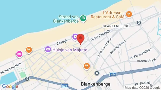 Apartments for rent i Blankenberge - kort over placeringen