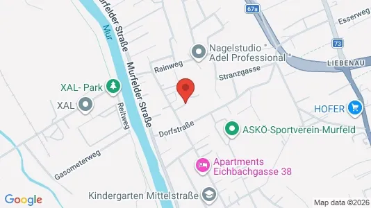 Apartments for rent i Graz - kort over placeringen