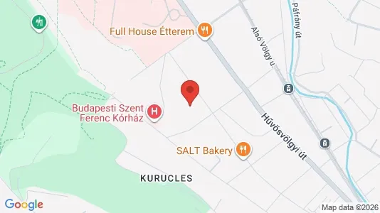 Apartments for rent i Budapest Rákosmente - kort over placeringen