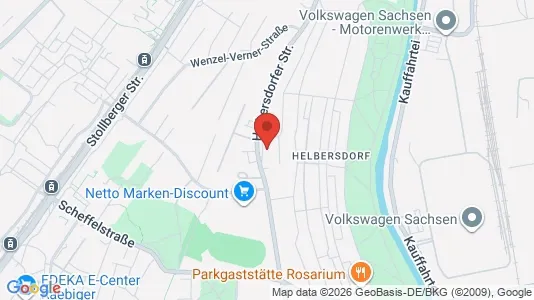 Apartments for rent i Chemnitz - kort over placeringen