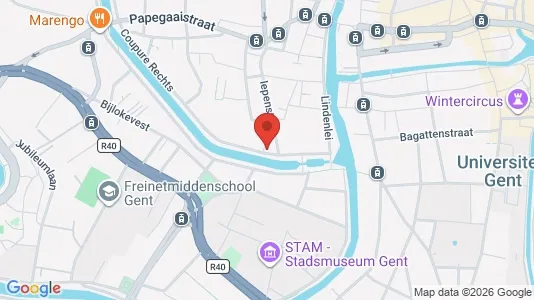Apartments for rent i Stad Gent - kort over placeringen