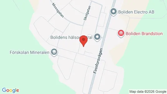 Apartments for rent i Skellefteå - kort over placeringen