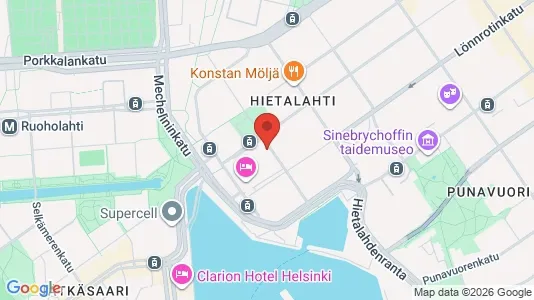 Apartments for rent i Helsinki Eteläinen - kort over placeringen