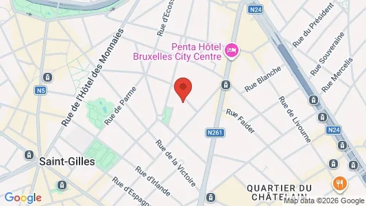 Apartments for rent in Brussels Sint-Gillis - Photo from Google Street View