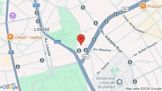 Apartments for rent i Stad Brussel - kort over placeringen