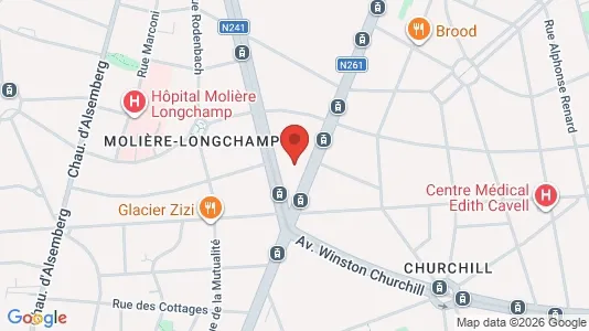 Apartments for rent i Brussels Elsene - kort over placeringen
