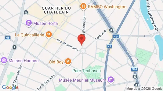 Apartments for rent i Brussels Elsene - kort over placeringen