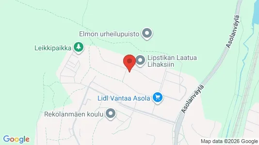 Apartments for rent i Vantaa - kort over placeringen