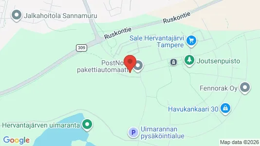 Apartments for rent i Tampere Kaakkoinen - kort over placeringen