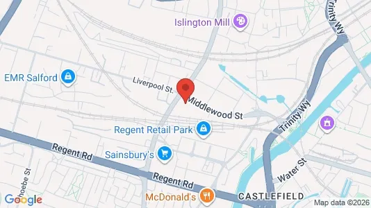 Apartments for rent in Salford - Lancashire - Photo from Google Street View