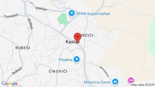 Apartments for rent i Kastav - kort over placeringen
