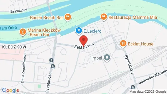 Rooms for rent i Wrocław - kort over placeringen
