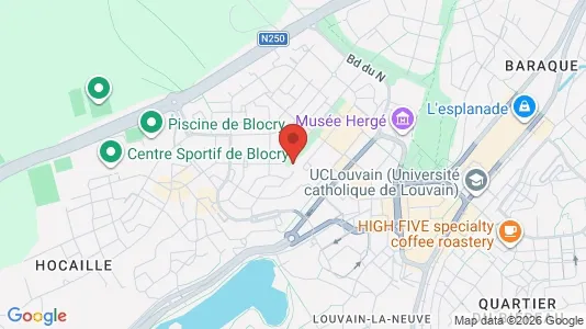 Apartments for rent in Ottignies-Louvain-la-Neuve - Photo from Google Street View