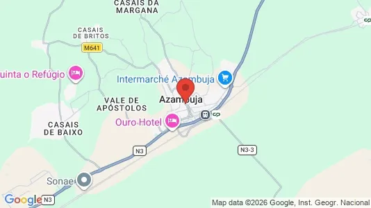 Apartments for rent i Azambuja - kort over placeringen