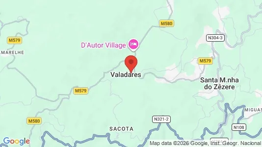 Apartments for rent i Baião - kort over placeringen
