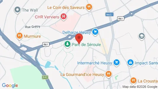 Apartments for rent i Verviers - kort over placeringen