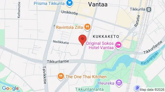 Apartments for rent i Vantaa - kort over placeringen