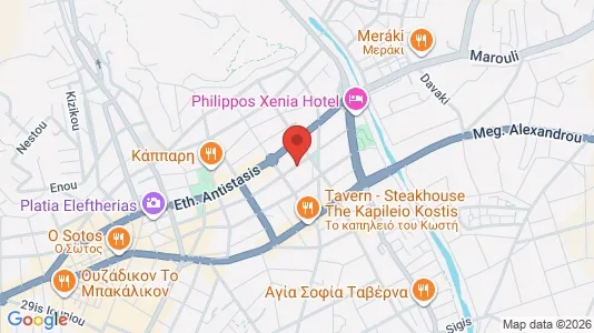 Apartments for rent i Serres - kort over placeringen