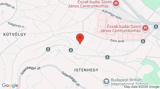 Apartments for rent i Budapest Hegyvidék - kort over placeringen