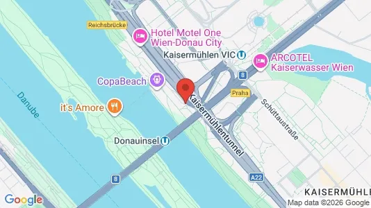 Apartments for rent i Vienna Donaustadt - kort over placeringen